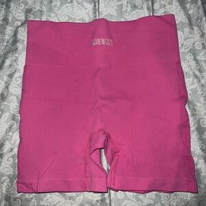 Ravewood || Pink High-Waisted Shorts